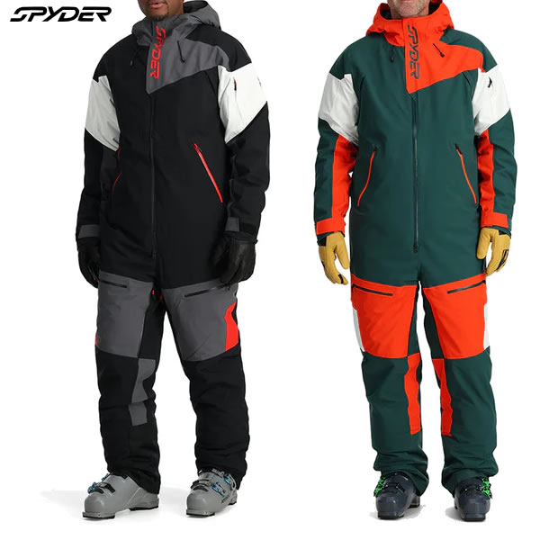 「全品2-15倍 11日02時迄」23-24 SPYDER スノースーツ UTILITY SNOWSUIT 38SA915302: 置き目品/細蟹/メンズ/スキーの板お召しもの/衣装