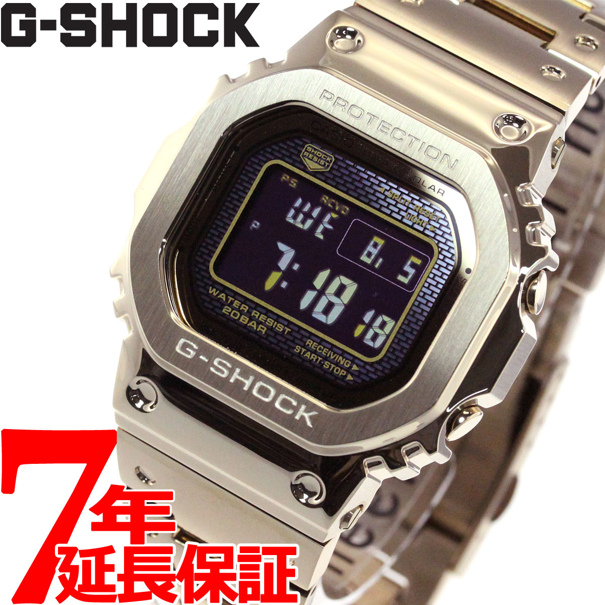 G-SHOCK - カシオ G-shock フルメタル ゴールド GMW-B5000GD-9JFの+