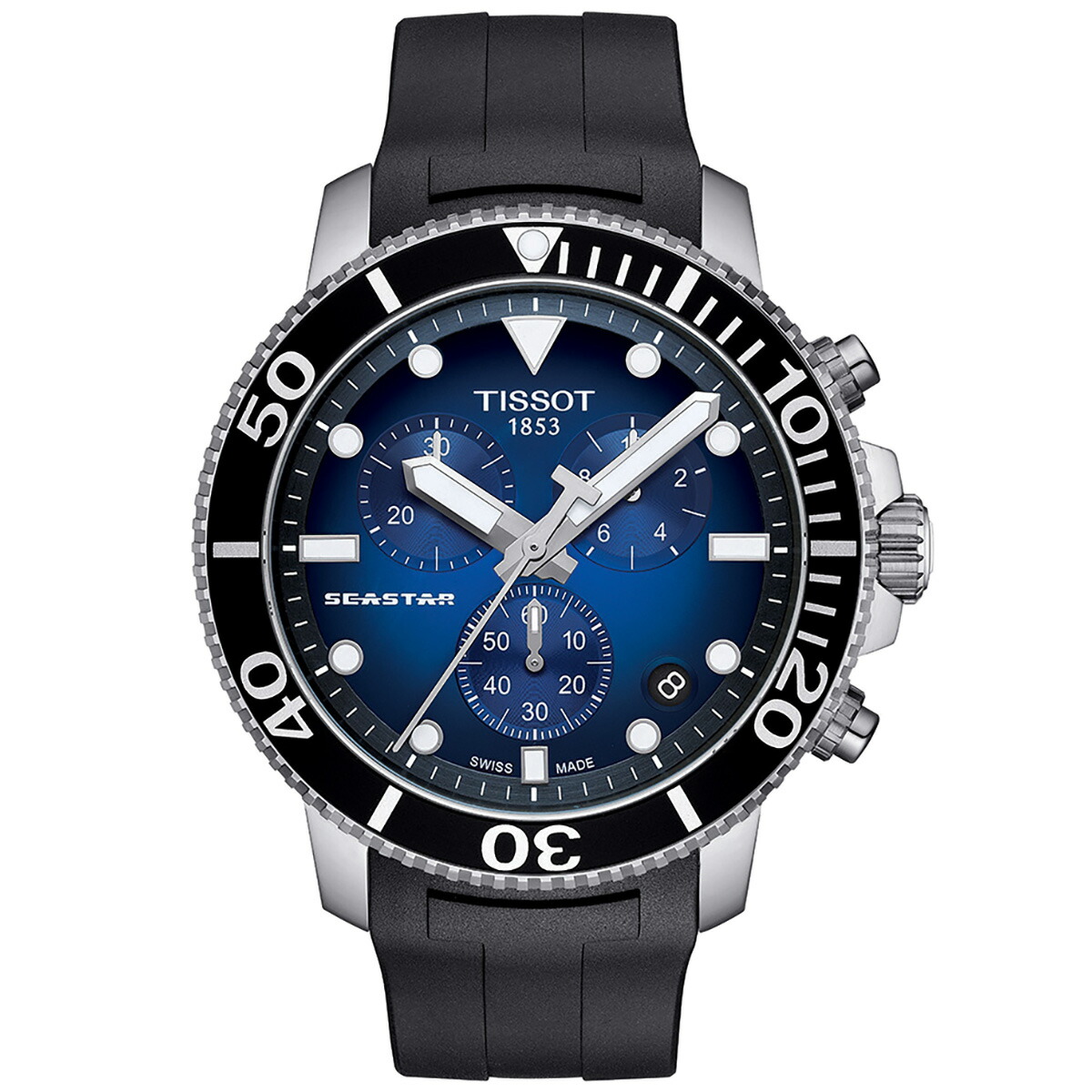 【8,800円OFFクーポン！＆店内ポイント最大42倍！4月18日！】【選べるノベルティー付き】ティソ TISSOT 腕時計 メンズ シースター 1000 クロノグラフ SEASTAR 1000 CHRONOGRAPH T120.417.17.041.00