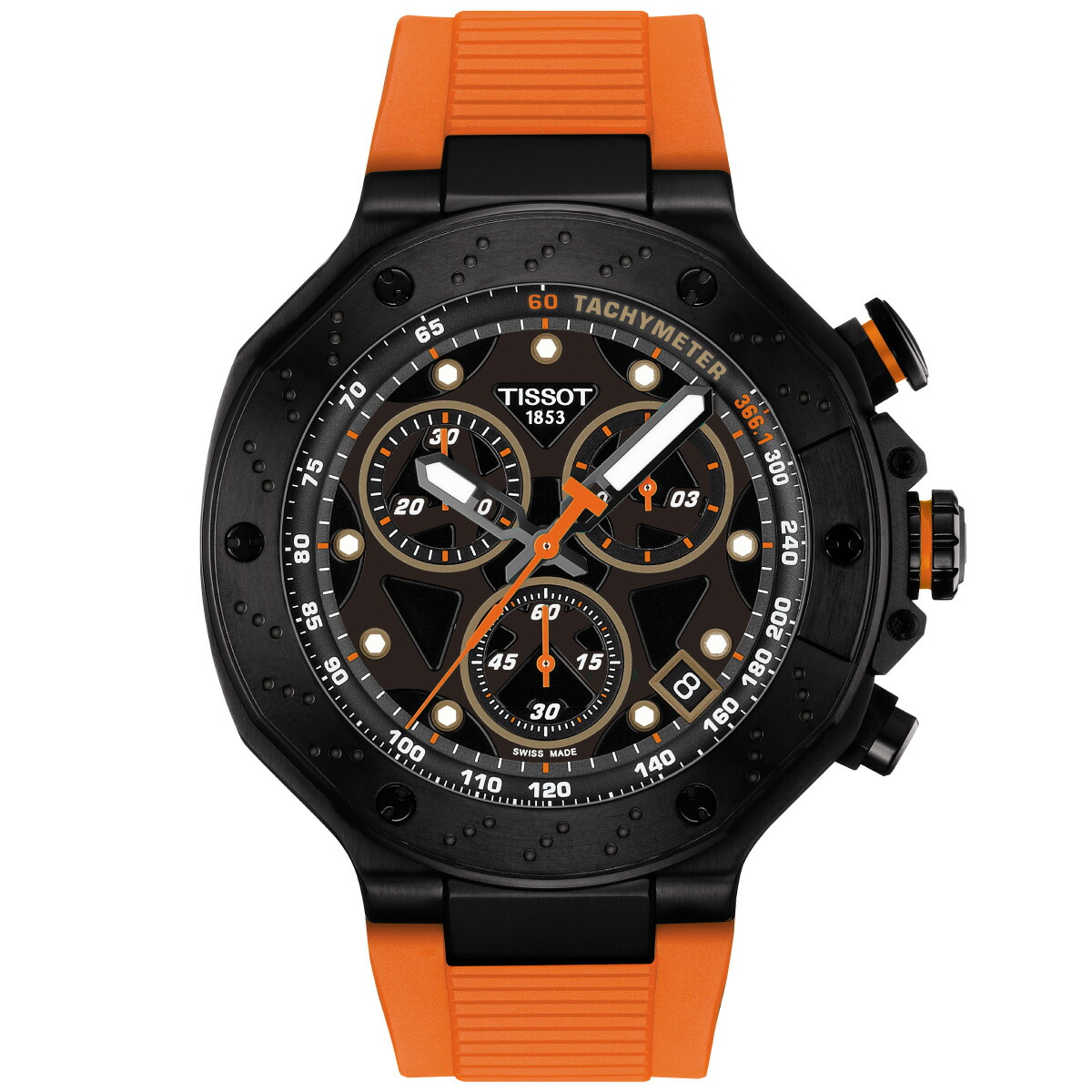 【7/25限定！2000円OFFクーポン＆抽選で1万ポイントバック】【選べるノベルティー付き】ティソ TISSOT T-レース T-RACE クォーツ クロノグラフ T141.417.37.051.02 腕時計 メンズ｜neelセレクトショップ