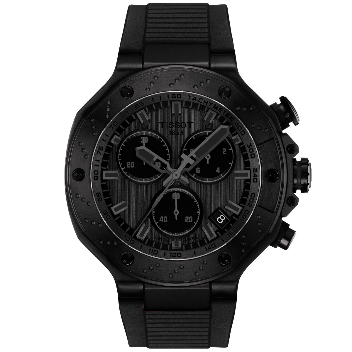 【7/25限定！2000円OFFクーポン＆抽選で1万ポイントバック】【選べるノベルティー付き】ティソ TISSOT T-レース クォーツ クロノグラフ T141.417.37.061.00 腕時計 メンズ｜neelセレクトショップ 57,420円