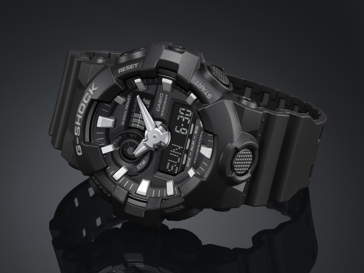 楽天市場 店内ポイント最大36倍 G Shock ブラック 腕時計 メンズ アナデジ Ga 700 1bjf 正規品 Neelセレクトショップ
