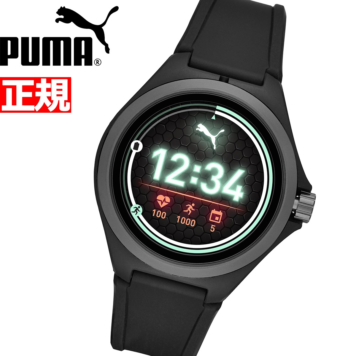 楽天市場 25日0時 店内ポイント最大38倍 25日23時59分まで プーマ Puma スマートウォッチ ウェアラブル 腕時計 メンズ レディース Pt9100 Neelセレクトショップ