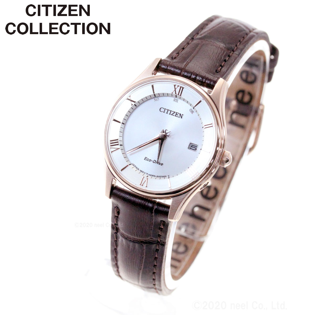 楽天市場 店内ポイント最大35倍 シチズンコレクション Citizen Collection エコドライブ ソーラー 電波時計 腕時計 レディース 薄型シリーズ Es0002 06a Neelセレクトショップ