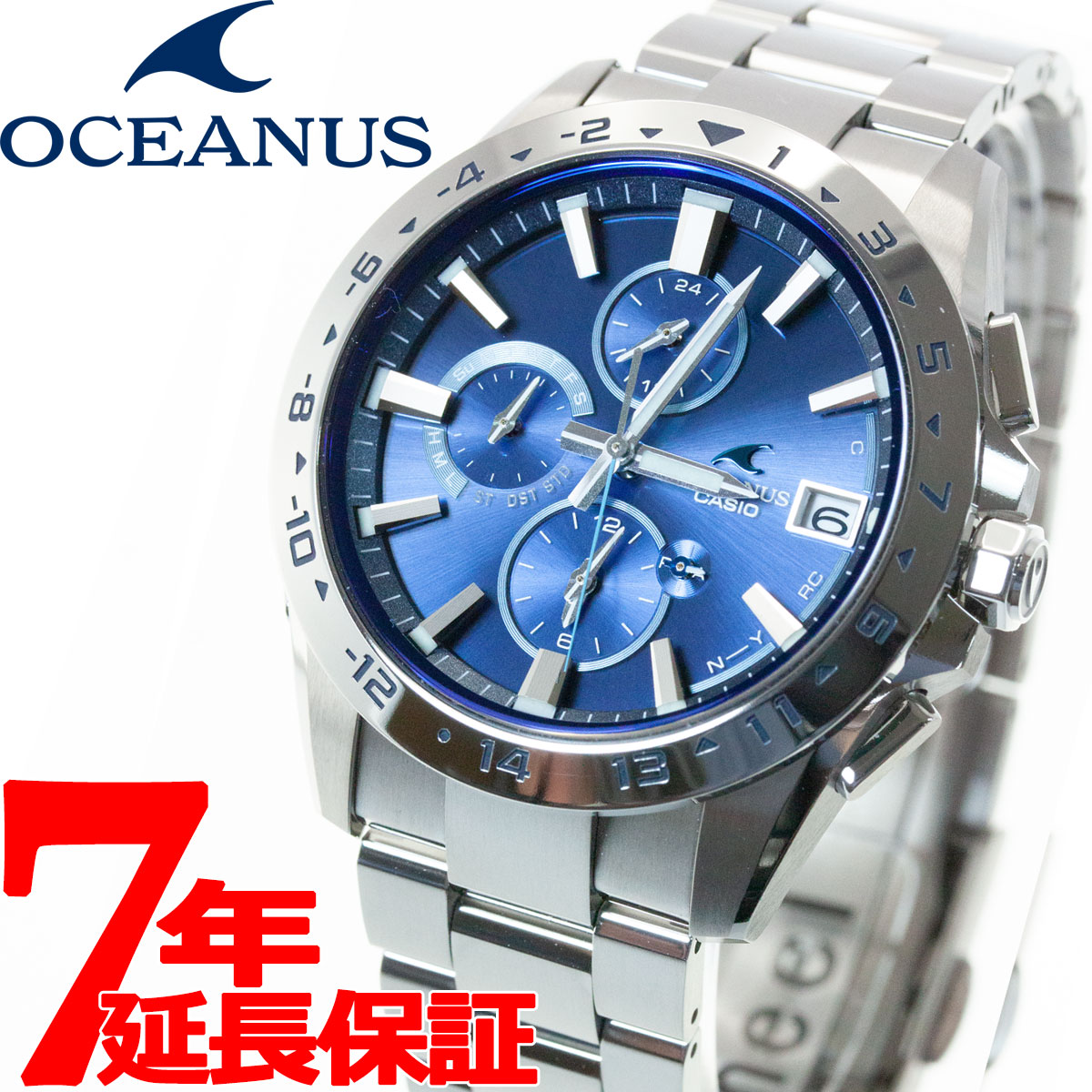 最愛 OCEANUS CASIO(カシオ) OCW-T3000-2AJF 腕時計 男性用 メンズ 時計 Line Classic - メンズ腕時計