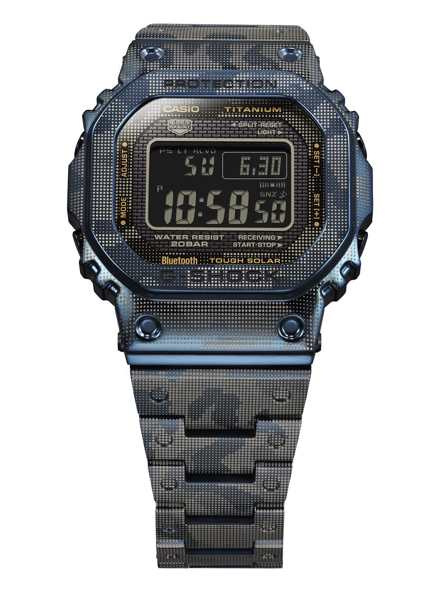 希少・極美品❭G-SHOCK GMW-B5000TCF-2JR ブルーカモ-