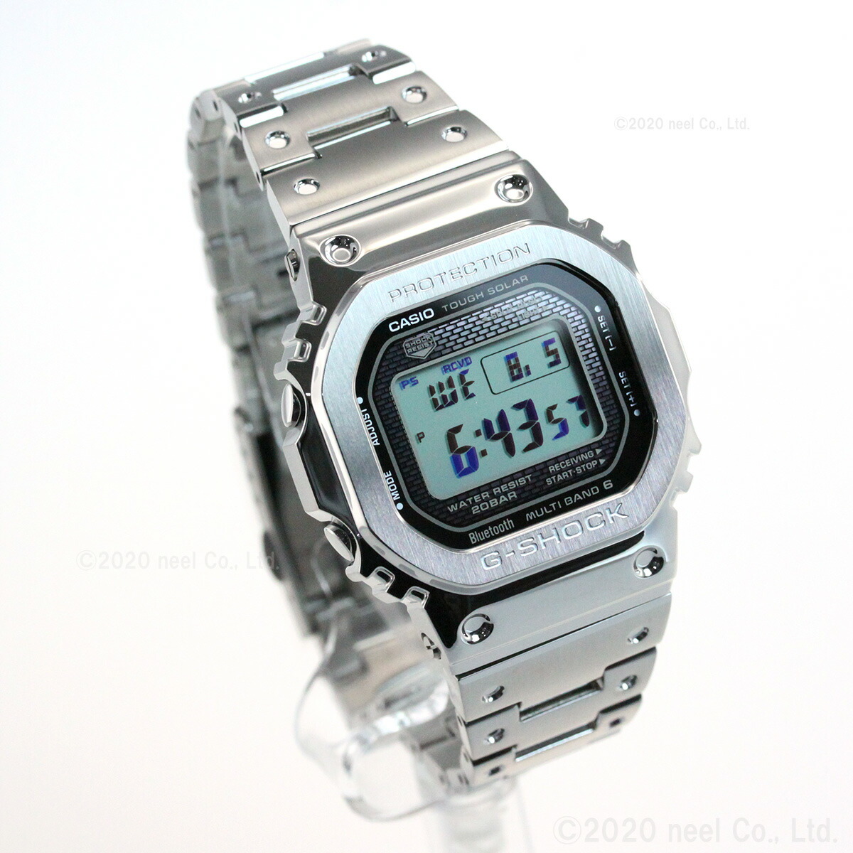 カシオ Gショック GMW-B5000D-1JF シルバー 20気圧防水 対応 G-SHOCK