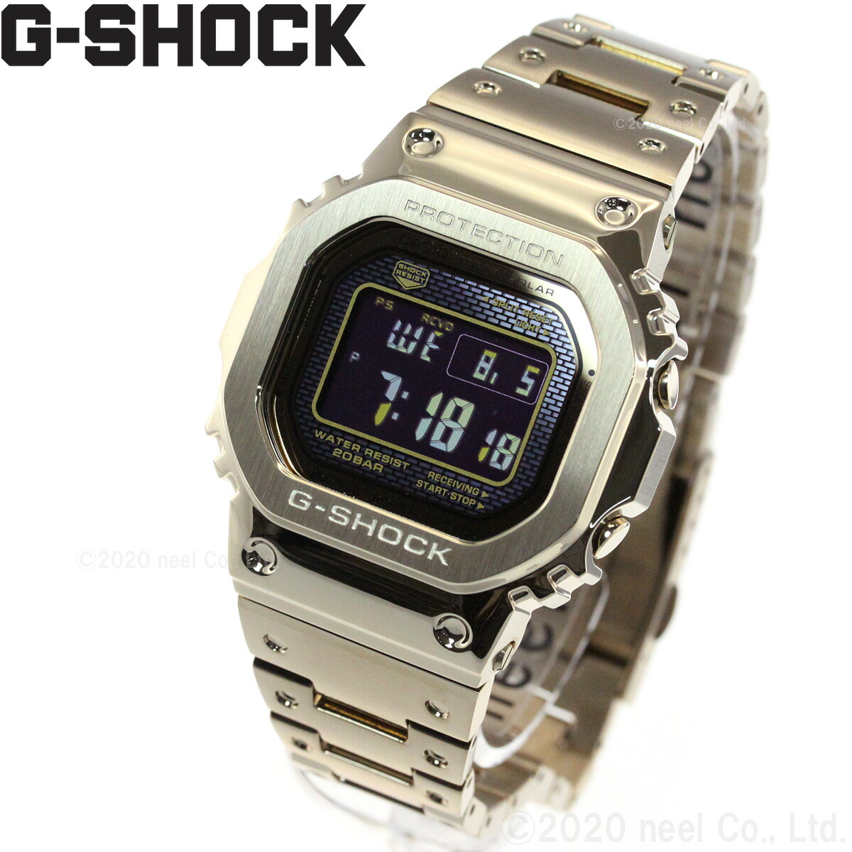 楽天市場 本日限定 店内ポイント最大37倍 カシオ Gショック Casio G Shock タフソーラー 電波時計 デジタル 腕時計 メンズ フルメタル ゴールド Gmw B5000gd 9jf Neelセレクトショップ