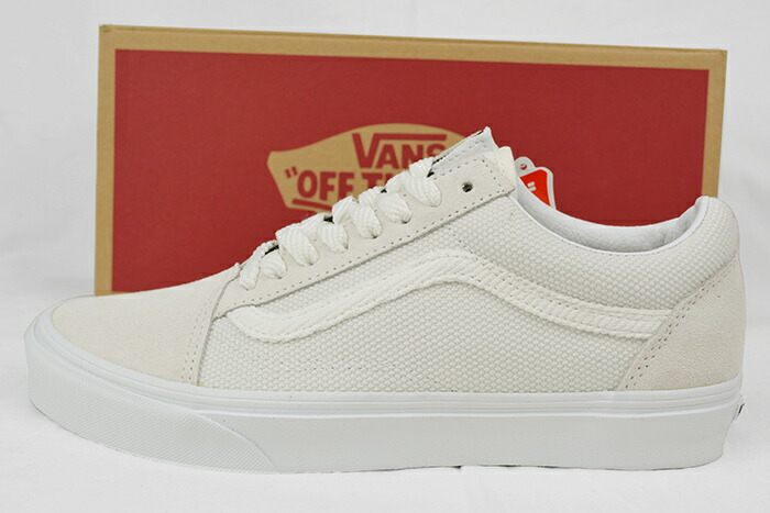 VANS バンズ ヴァンズ OLD SKOOL US EDITION US企画 オールドスクール スニーカー TEXTURED BLANC DE BLANC スケートボード SKATEBOARDING サーフィン SURFING 7,480円