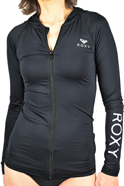 ROXY ロキシー L/S 混雑時かばい立て NEW ESSENTIALS HOODIE ZIPPED 長袖 混雑時かばい立て 混雑時パーカー 紫外線打つ手 UPF50+ UV撥ねのける レディース 波乗り SURFING