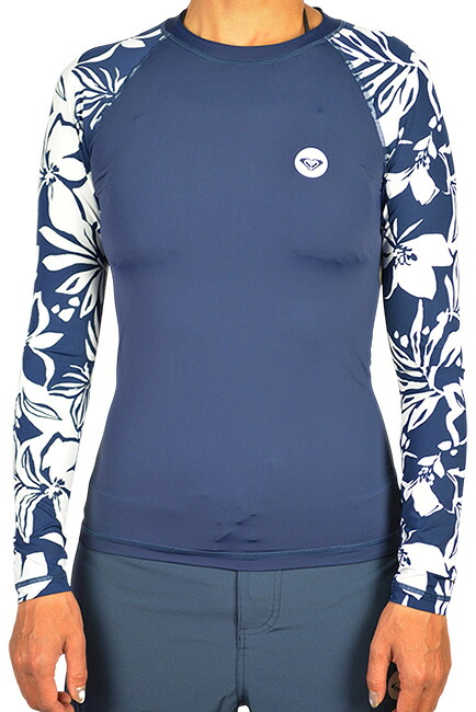ROXY ロキシー L/S 混雑時かばい立て OCEANSIDE RAGLAN 長袖 混雑時かばい立て 紫外線打つ手 UPF50+ UV撥ねのける レディース 波乗り SURFING