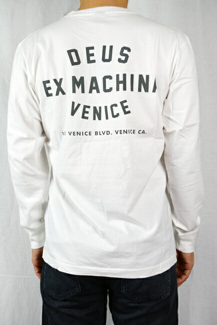 デウスエクスマキナ 長袖 Tシャツ VENICE LONG SLEEVE TEE 白 Amazon.co.jp: [デウスエクスマキナ] VENICE L/S TEE ロンT