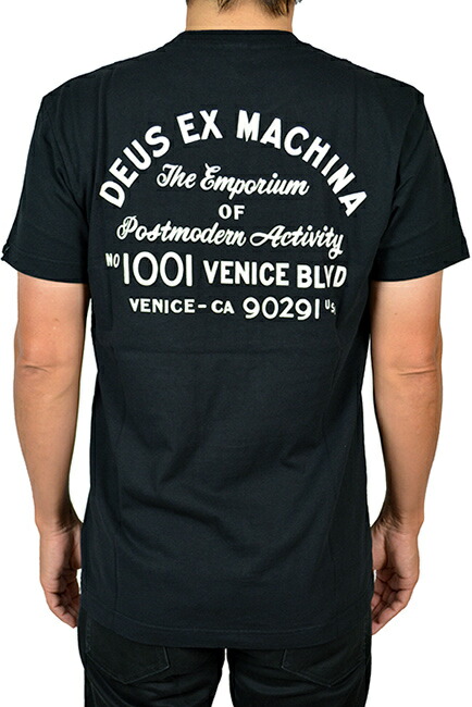 DEUS EX MACHINA デウスエクスマキナ デウス VENICE ADDRESS S/S POCKET TEE 半袖 Tシャツ ポケTEE サーフィン SURFING バイク BIKE MORTORCYCLE