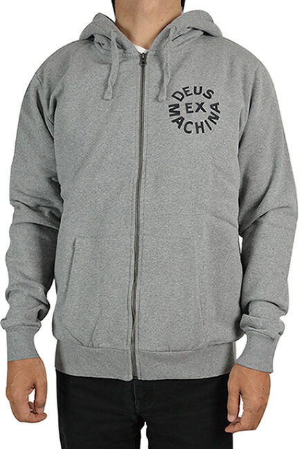 DEUS EX MACHINA デウスエクスマキナ デウス CIRCLE LOGO HOODIE PARKA スウェット パーカー サーフィン SURFING バイク BIKE MORTORCYCLE|ARRIVAL SURF AND SPORTS