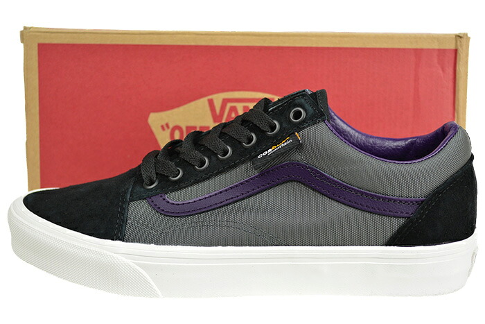 【大売り出し】【百貨店SALE 尖んがり最大限度10倍】 VANS バンズ ヴァンズ OLD SKOOL US EDITION US計画すること 滑る スニーカー CORDURA BLACK/PURPLE コーデュラ 滑るゲーム盤 SKATEBOARDING 波乗り SURFING