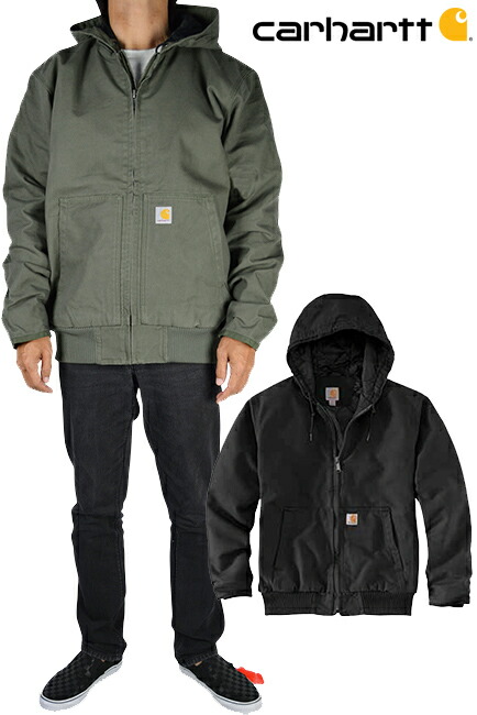 CARHARTT カーハート LOOSE FIT WASHED DUCK INSULATED ACTIVE JACKET 104050 ルーズフィット 長袖 ジャケット アウター ダック キルティング ゆったり MEN'S WOMEN'S メンズ レディース WORKWEAR ワークウエア 19,800円