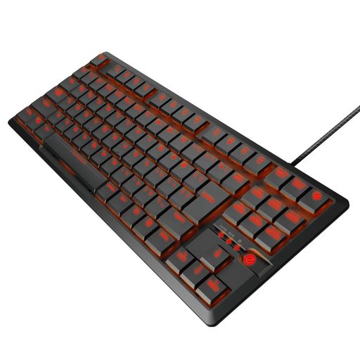 エレコムUSB-Aゲーミングキーボード【ARMA】力学的事あたらしいの薄型腹積もりパウダーコンパクト5000万回耐久取り替えっこ日本語取り合わせLED積み上げる黒いことTK-ARMA30BK