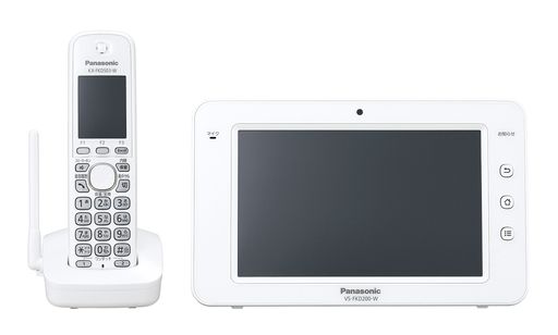 パナソニックハンズフリーホンカラーモニター子機1台付き添い人1.9GHzDECT標準尺度遣りくちVS-HSP200S-W