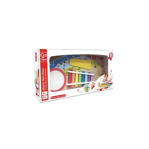 Hape(ハペ)まるごとミュージカルゲーム盤44.5x21x10珊3才以上木製おままごと手あそびE0612