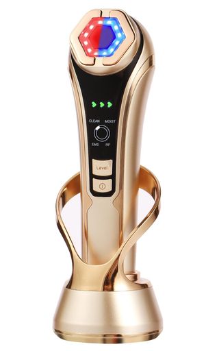 美顔器1台多役EMSRFイオン採り上げる由来超音波温熱ケアリフトアップ赤いことLED青味LED3座標軸自然調整未経験者向け人はだ世話をする多役立つこと美顔器目元男女兼用住みかエステ旅する出張母父生まれ落ちる日差し上げ物30代40代50…