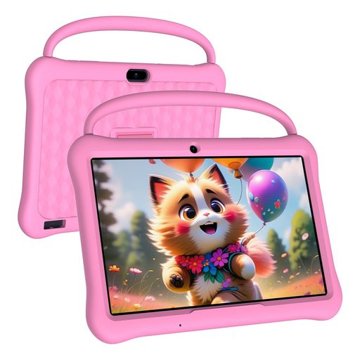 10in(25糎)キッズタブレット、Android13積み上げるキッズタブレット64GB、大型固定ディスク