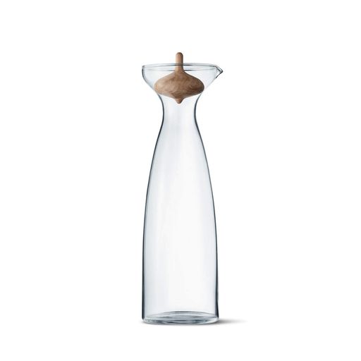 「GeorgJensen」カラフェピッチャーデカンタALFREDOクリア直径約10x高さ31cm容量約1.0Lポルトガル製3586205