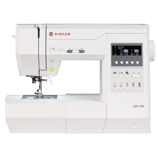 SINGERシンガーコンピュータミシンワイドテーブル付フットコントローラー付自動小銃糸声の調子自動小銃糸切りSSX-700