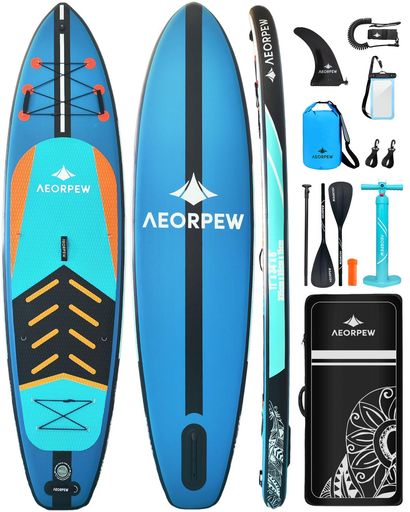 AEORPEW サップ ボード SUPボード 空気注入式パドルボード 大人用 幅86cm スタンドアップパドルボード 競技レベルの強化 プレミアム SUP アクセサリー付き あらゆるスキルレベルの大人と若者…|Astalio