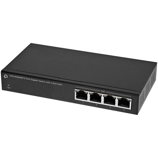 Planex 5ポートPoEスイッチングハブ 4ポートPoE給電対応 10/100/1000Mbps ギガビット対応 FXG-0104EMP｜Astalio