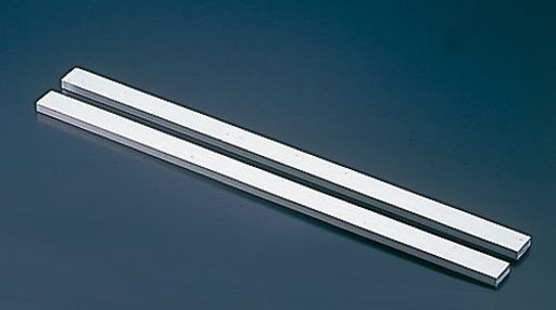 ヒキモトケーキカットルーラー15粍厚軽銀日本(2本1組)WKTK915