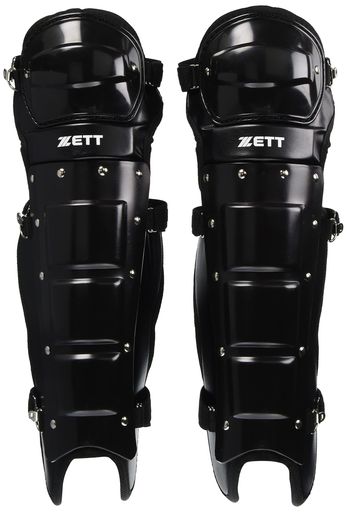 ゼット(ZETT)ベイスボール申し渡す用レガースブラック(1900)BLL113A黒いこと(1900)-