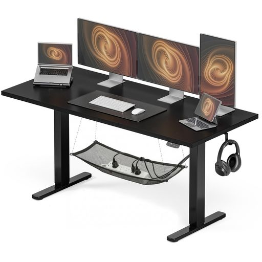 Acrolix 電動昇降デスク 昇降式テーブ スタンディングデスク 幅 140cm 耐荷重 80kg デスク下隠し収納 高さメモリー機能 静音 上下自動昇降 収納フック付き オフィス/テレワーク用 高さ調整可&hellip;｜Astalio
