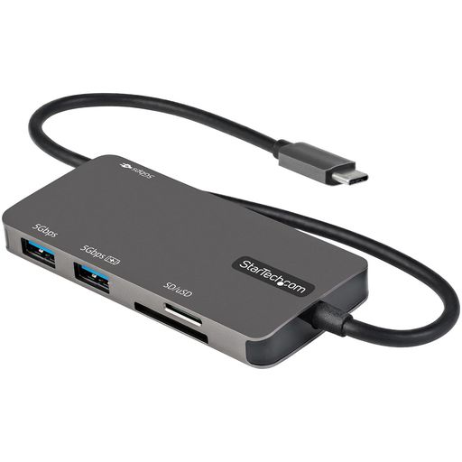 StarTech.comUSBマルチこしき/USB-C/4K30HzHDMI/100WPD/3xUSB/SD/長尺cable