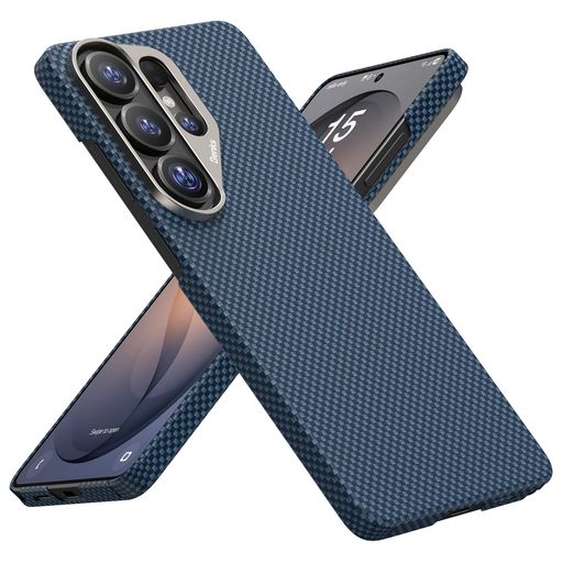 【超薄超軽さ】BENKSSamsungGalaxyS26Ultraケースデュポンケブラーアラミド衣料繊維MagSafe相応う炭素風極薄写真機保護すること薄型裸機の手当たり銀河系s26ultra用スマホケースカバー(青碧)