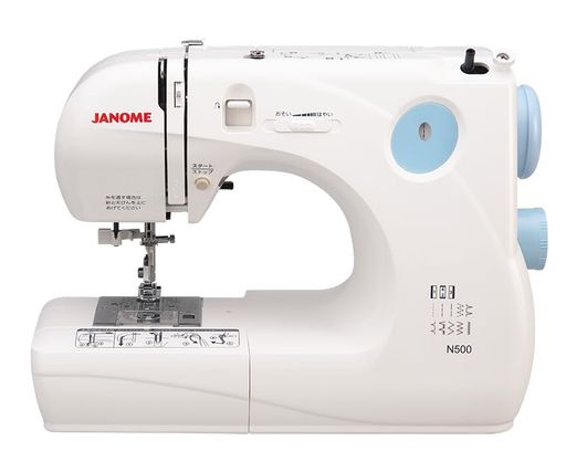 JANOMEジャノメ陰電子ミシンN500ハードカバー付き添い人