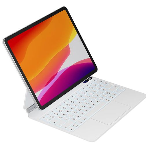 QERDAOYI神通力鍵盤iPadAir13in(2026M4/2025M3/2024M2)iPadPro第3/4/5/6時人12.9ini-Pad鍵盤付き添い人容れもの日本語申し合わせ高正確性貨物自動車パッド
