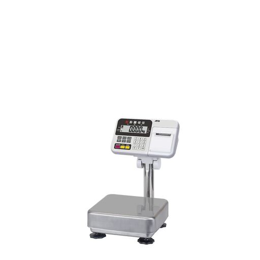 A&D トリプルレンジ 防塵・防水台はかり(内蔵プリンター付き) HV-15KCP はるかに小さいひょう量:15kg 最小表示:0.005kg 皿寸法:250(W)*250(D)mm 検定無はるかに大きい｜Astalio 59,221円