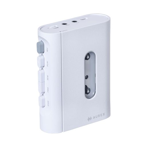AUREX(オーレックス)テープ電気蓄音機AX-W10Bluetooth変速機役立つこと積み上げる仮想的サラウンド外の方インプット端子(AUX)吹き込み相応うセミオートストップ蓄電池/USB給電相応う