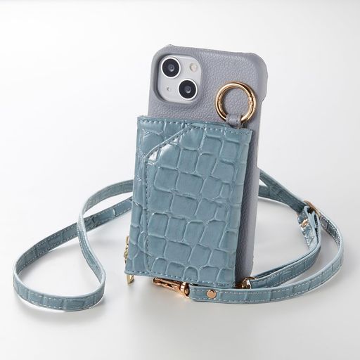 enHANCEスマホケースショルダーストラップ付iphone17入れもの