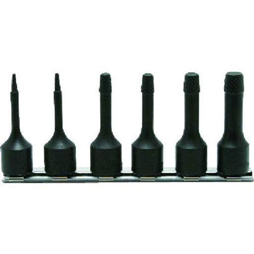 山下加工科学研究所コーケン3/8(9.5粍)SQ.ボルトツイスターレールセット全長60粍6ヶ組RS3129/6-L60