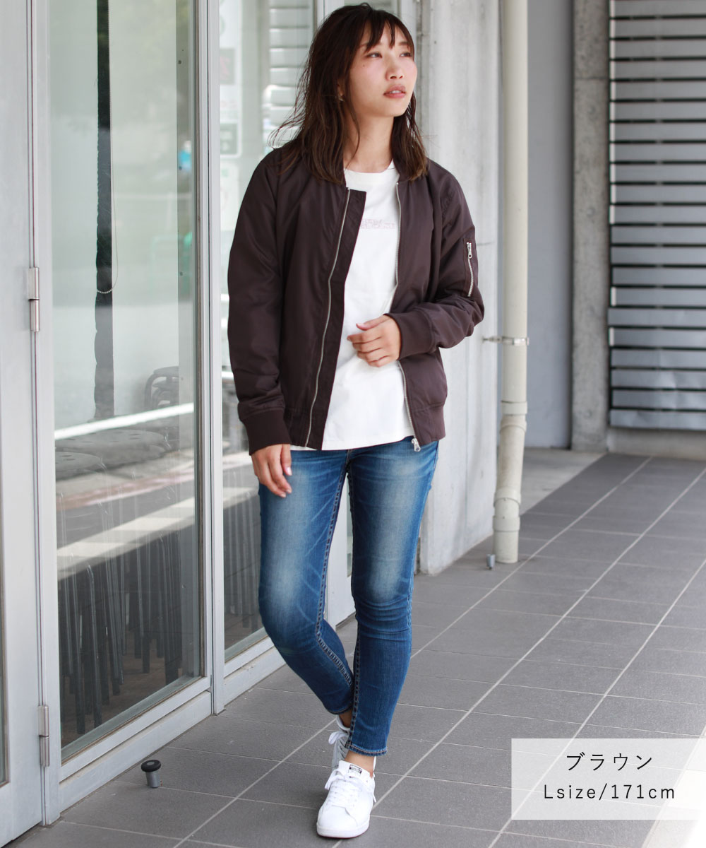 楽天市場 Ma 1 ブルゾン レディース メンズ 男女兼用 ペア ミリタリー ジャケット 春 秋 アウター Ma1 アウター カーキ ブラック ブラウン ネイビー 代 30代 40代 50代 トールサイズ 大きいサイズ おしゃれ 薄手 ライトアウター 軽量 羽織 はおり 長袖 Astarisk