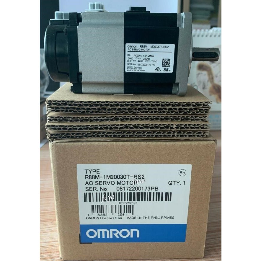 【新品★貨物輸送無料】OMRON オムロン R88M-1M20030T-BS2 用サーボ原動機【６ヶ月引きうける】