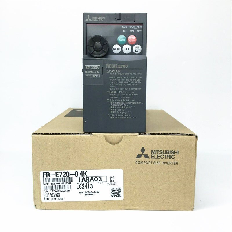 新品【 ★貨物輸送無料 】MITSUBISHI 三菱電機 FR-E720-0.4K【６ヶ月引き受ける】