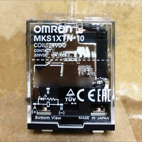 【新品★貨物輸送無料】OMRON オムロン MKS1XTN-10 DC24V 用ミニパワーリレー【６ヶ月引き受ける】