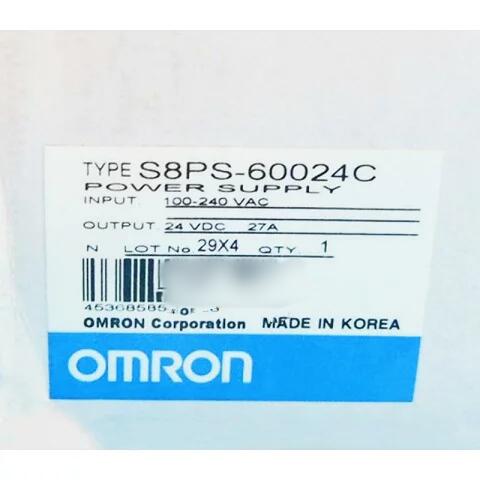 【新品★貨物輸送無料】OMRON オムロン S8なおなお書き-60024C 24VDC 27A 用 取り替えっこワット数【６ヶ月引き受ける】