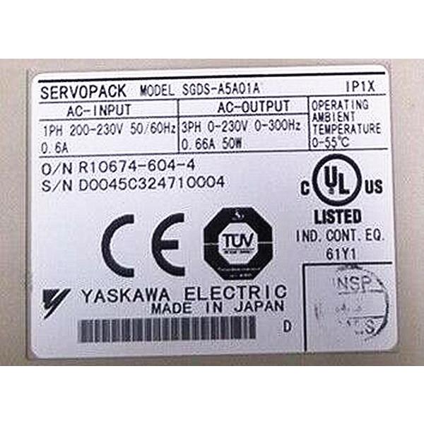 【新品★送料無料】YASKAWA 安川電機 SGDS-A5A01A サーボッパック 【6ヶ月保証】|astarshop