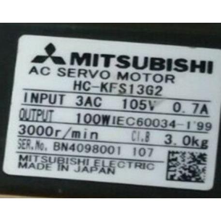 新品【 ★送料無料 】MITSUBISHI 三菱電機 HC-KFS13G2 サーボモーター【６ヶ月保証】｜astarshop