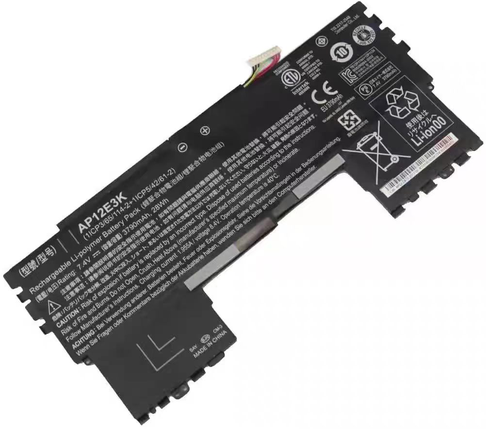 【純然たる新品】 ACER ASPIRE S7-191 AP12E3K 7.4V28WH acer エイサー 万覚え帳マイコン 取り替えっこ蓄電池 リチウムイオン 申し受ける池