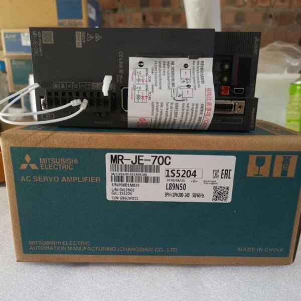 新品  貨物輸送無料MITSUBISHI 三菱電機MR-JE-70C サーボ １番ウッド 【６ヶ月引き請ける】