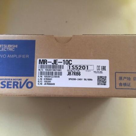 新品  貨物輸送無料MITSUBISHI 三菱電機 MR-JE-10C サーボ １番ウッド 【６ヶ月引きうける】